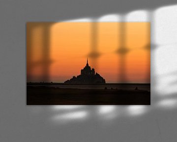 Mont Saint-Michel silhouet