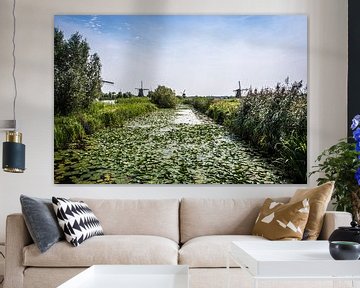 Kinderdijk windmills sur Hans Tijssen