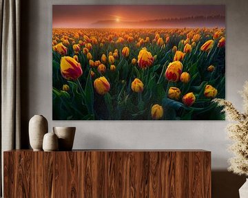 Gelbe Tulpen von Albert Dros