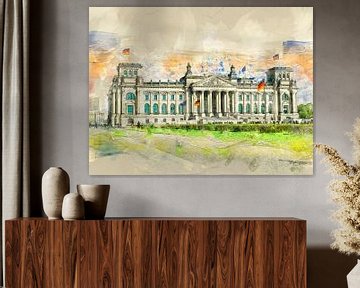 Berlin Reichstag van Peter Roder