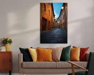 Lanes in San Quirico d'Orcia by Silvio Schoisswohl