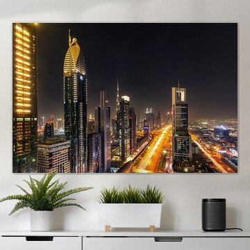 Ligne d'horizon de Dubaï