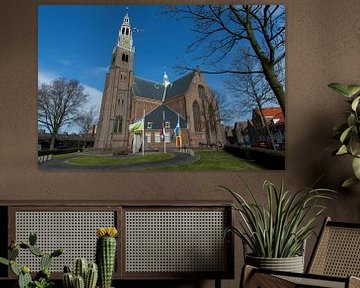 Maassluis-Great church or Schans church by Hans Blommestijn