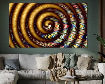 Spiral with brown by Marion Tenbergen