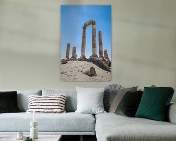 Zuilen Citadel Amman Jordanië van Chantal Schutte