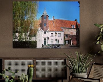 View of historical old town of Amersfoort, Netherlands by Daniel Chambers