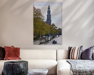 Westertoren in Amsterdam van Richard de Boorder