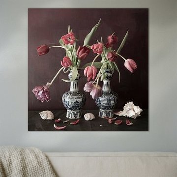 Still life with tulips by Marion Kraus
