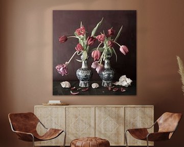 Still life with tulips by Marion Kraus