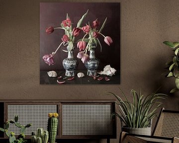Stilleben mit Tulpen von Marion Kraus