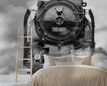 Steam locomotive by Rudie Knol
