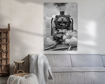 Locomotive à vapeur sur Rudie Knol