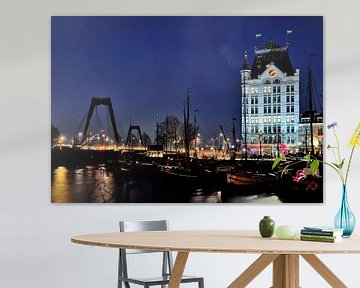 Rotterdam Het Witte Huis Blauwe uurtje