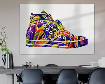 Graffiti Sneaker van Harry Hadders