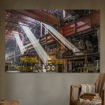 Usine d'acier abandonnée en Belgique