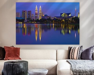 Kuala Lumpur Skyline by Jan van Dasler