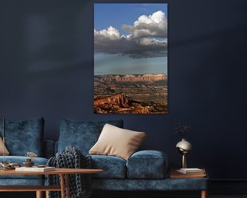 Wolkenlucht bij Bryce Canyon van Anouk Davidse