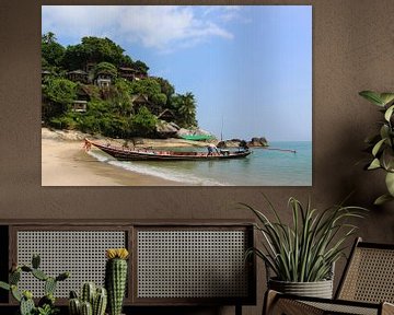 Ko Pha Ngan - Paradise beach Thai island by Charrel Jalving