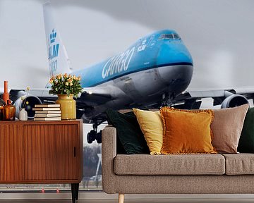 Boeing 747 KLM cargo  approach  van Nildo Scoop