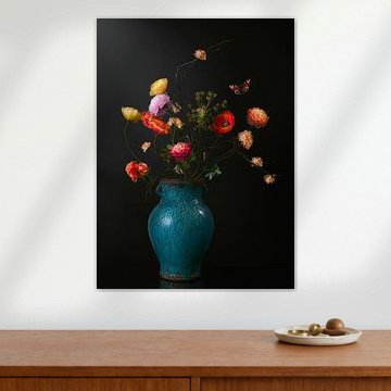 Dutch Glorious Flower Painting by Fine Art Flower - Artist Sander van Laar
