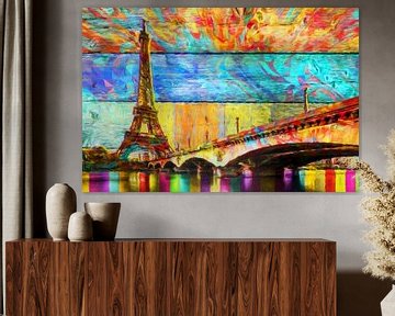 Eiffeltoren Abstract Art