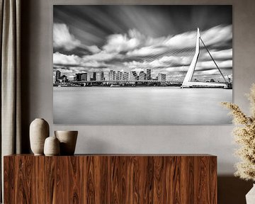 Erasmusbrug - Long Exposure - Rotterdam van Tom Roeleveld