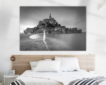 Le Mont Saint Michel sur Rene Ladenius Digital Art