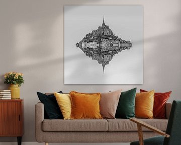 Le Mont Saint Michel by Rene Ladenius Digital Art