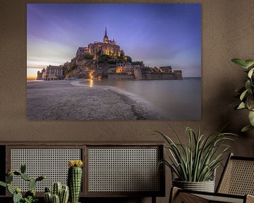 Mont Saint Michel sur Rene Ladenius Digital Art