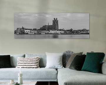 Panorama van Dordrecht met de Grote Kerk - 2 van Tux Photography