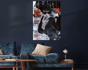 Bob Dylan - Mode affichée - Collage sur Felix von Altersheim