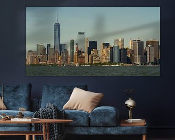 New York: Panorama Manhattan skyline van Dirk Jan Kralt