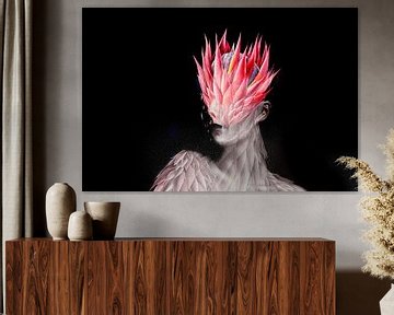 Tropical protea flower by Dreamy Faces