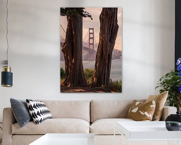 Golden Gate Bridge van Photo Wall Decoration