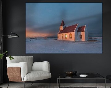 Ingjaldshólskirkja, Iceland van Andreas Jansen