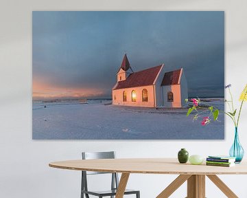 Ingjaldshólskirkja, Iceland van Andreas Jansen