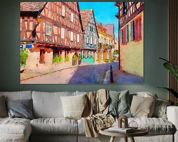 Colmar town, France sur Ariadna de Raadt-Goldberg