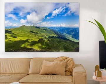 Mountains Landscape "High above the valley" by Coen Weesjes