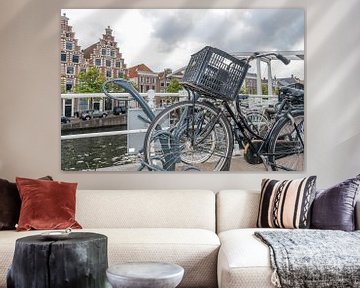 Bike along Haarlem canal by Kim de Been