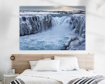 Selfoss waterfall van Andreas Jansen