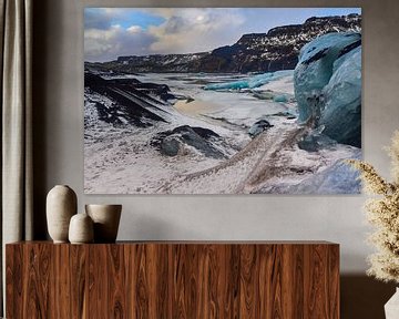 Sólheimajökull gletsjer van Henk Goossens