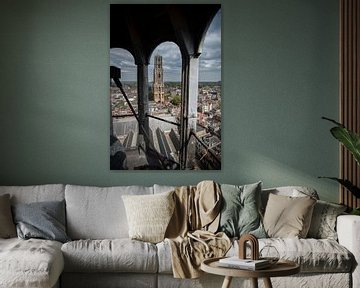 Unique view of the Dom tower in Utrecht by De Utrechtse Internet Courant (DUIC)
