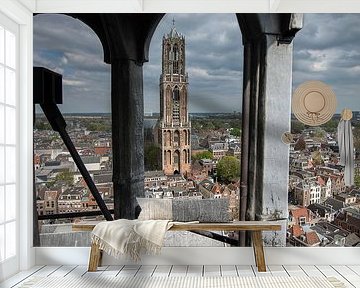 Unique view of the Dom tower in Utrecht by De Utrechtse Internet Courant (DUIC)