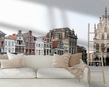 Grote Markt, Mechelen in Belgium by Cora Unk
