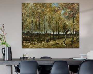 Populierenlaan bij Nuenen -  Vincent van Gogh