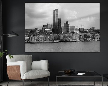 De Maastoren en het Noordereiland in Rotterdam van MS Fotografie | Marc van der Stelt