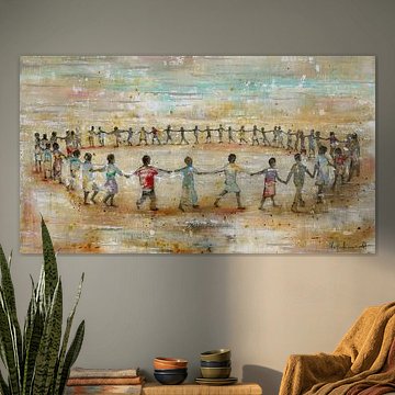 Circle of Happiness van Atelier Paint-Ing