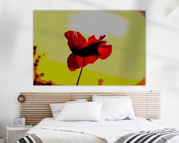 Coquelicot art sur Rob De Jong