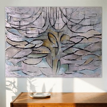 Blühender Apfelbaum - Piet Mondrian