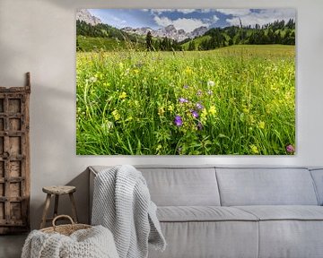 Flower Meadow in the Alps by Coen Weesjes